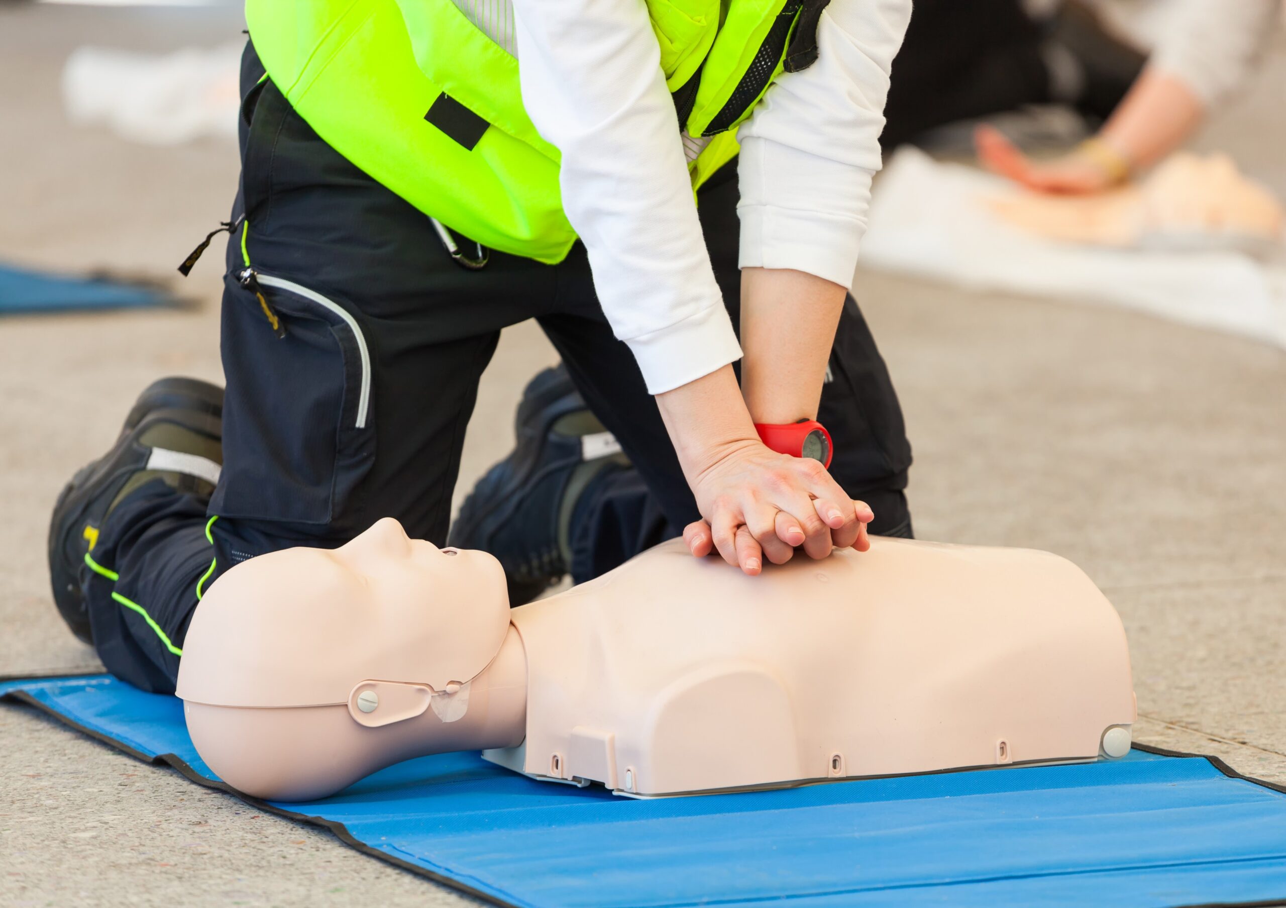 Provide First Aid group training session with Rapid Response First Aid & CPR Training